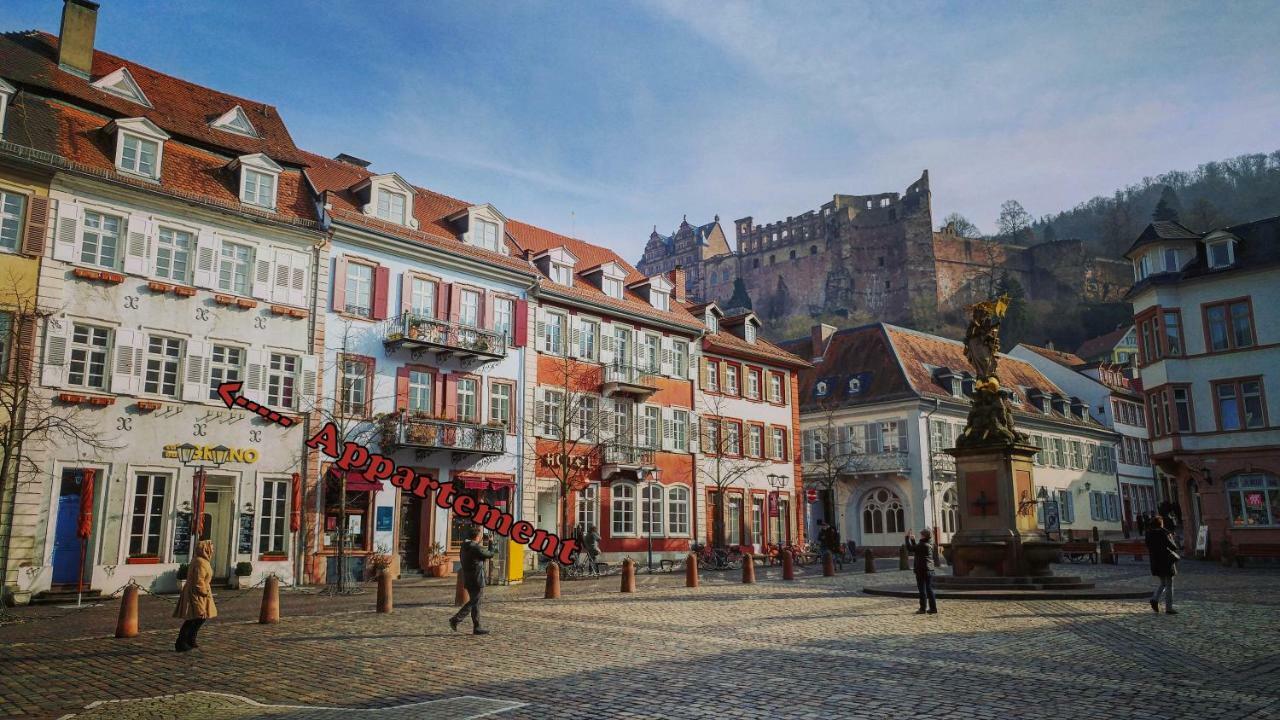 Wohnen Unter Dem Schloss ไฮเดลเบิร์ก ภายนอก รูปภาพ